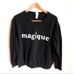 H&M womens magique gray sweatshirt XL